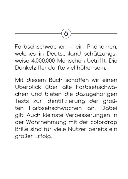 Farbenblind Buch - Colordrop